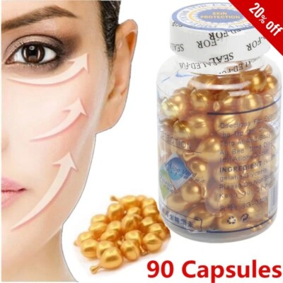 90Pcs Vitamin E Face Cream Anti-Wrinkle Whitening Moisturizer Anti-Aging