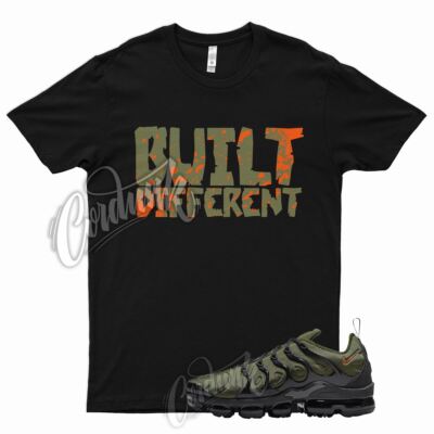 BUILT T Shirt for N VaporMax Plus Olive Green Orange Sequoia Cactus Jack 6