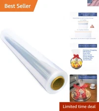 Professional Clear Cello Wrap Roll 31.5 in x 110 ft for Stunning Presentations