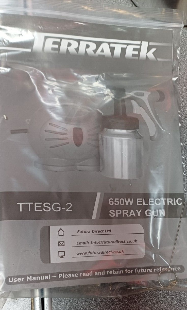 TERRATEK SPRAY GUN WALL & FENCE PAINT SPRAYER eBay