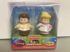 Fisher Price Disney “Little People Cinderella & Prince Charming Set” - NEW