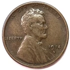 1914-D Lincoln Wheat Cent Extremely Fine XF Coin #18804