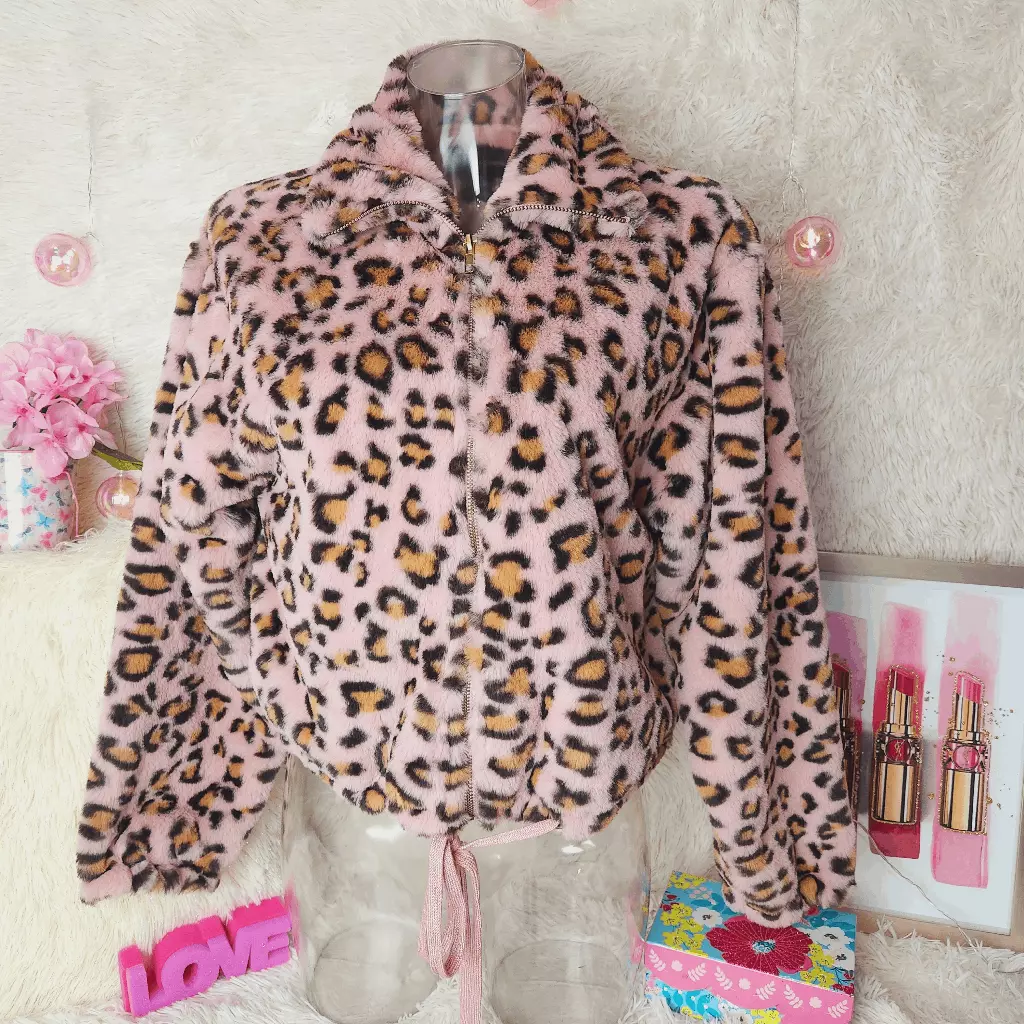 Victoria's Secret PINK leopard jacket NWT