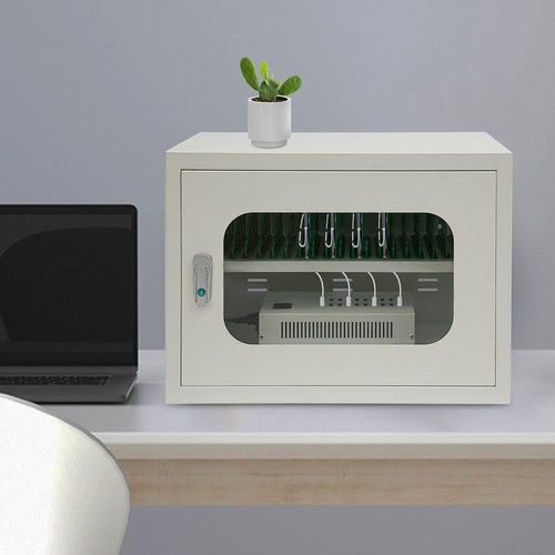 Computers Charging Station 20-Device Charging Cabinet for Cellphones & Tablet US