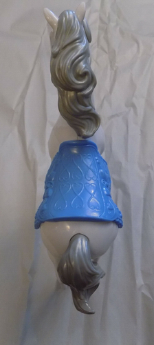 2012 Disney Princess 12" Cinderella Royal Pferd weiß mit silberner Mähne blau Sattel - Bild 5 von 6