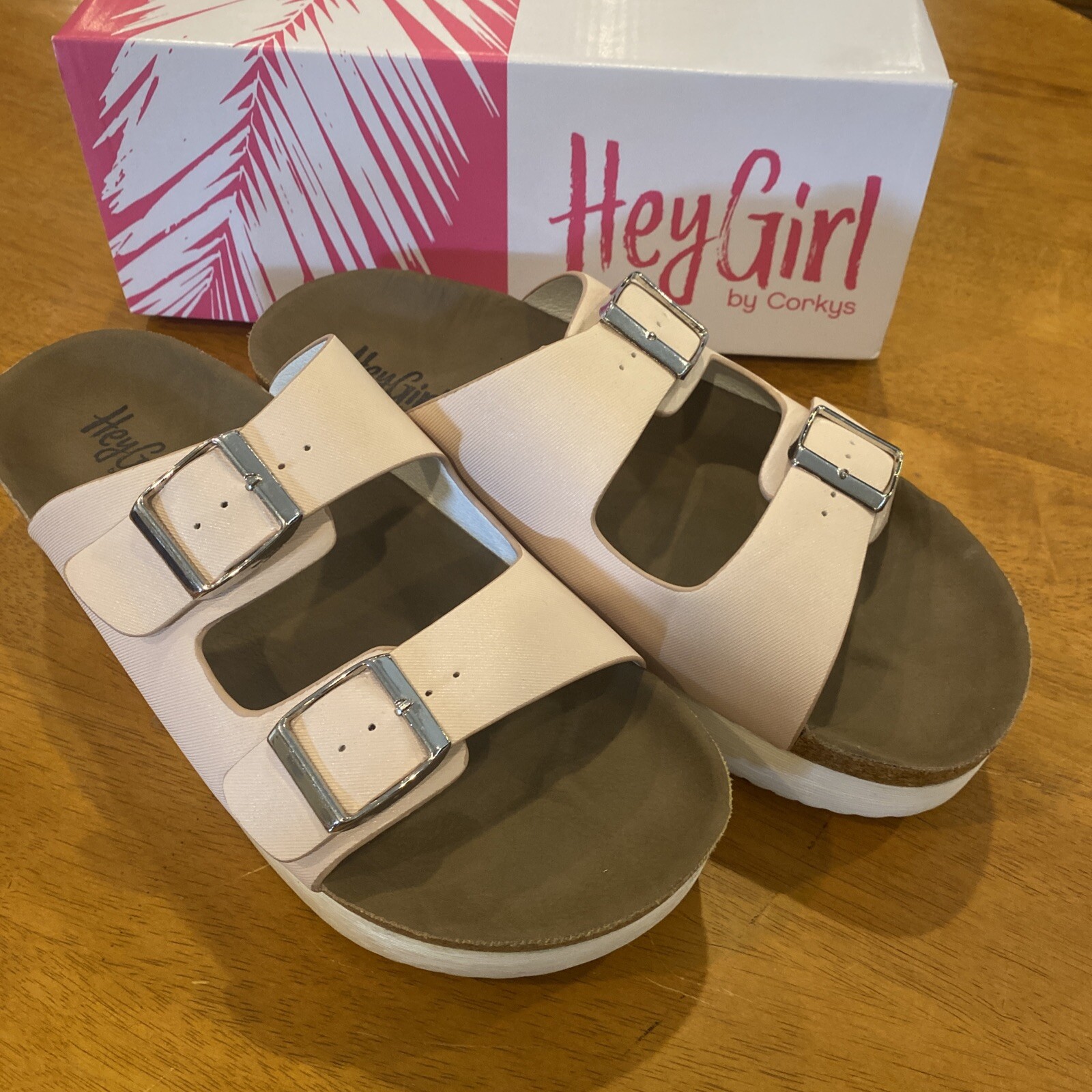 Hey Girl By Corkys Platform Birk Style Tabloid Blus Gem hey-girl-by-corkys-platform-birk-style-tabloid-blus-gem