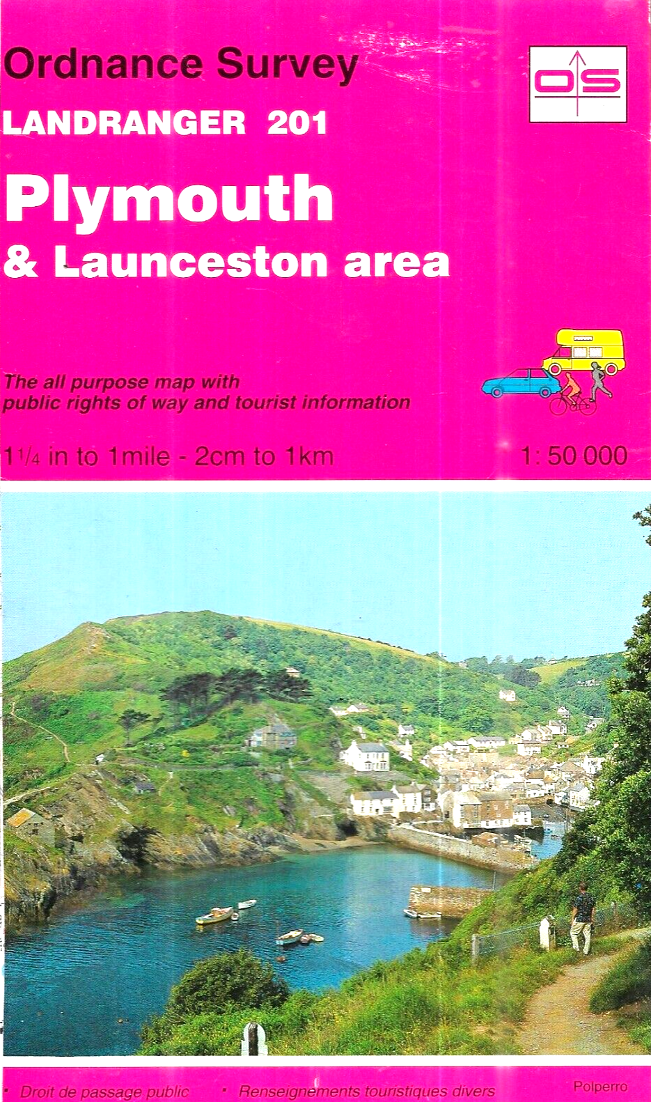 Plymouth and Launceston Area by Ordnance Survey
