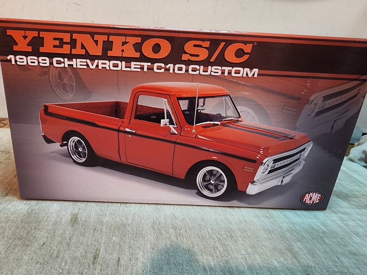 ACME 1:18-1969 CHEVROLET C10 CUSTOM YENKO S/C ORANGE-A18057220