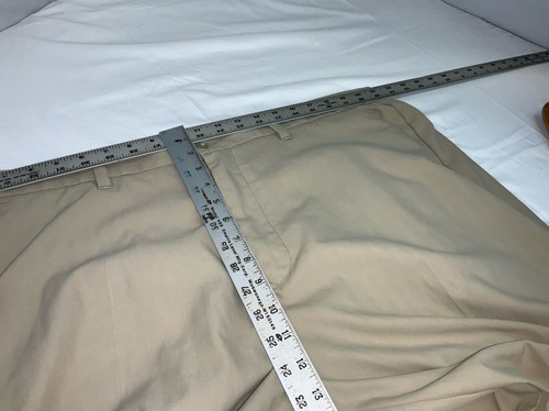 Ashworth Golf Pants 42x30 Tan Poly Flat Front LNWOT YGI F1-475 - Picture 8 of 11