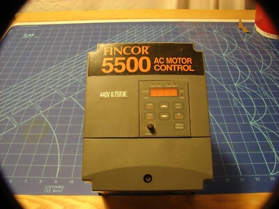 Fincor 5500 AC Motor Control 440V 0.75KW model/5511 Input 3 Phase AC ...