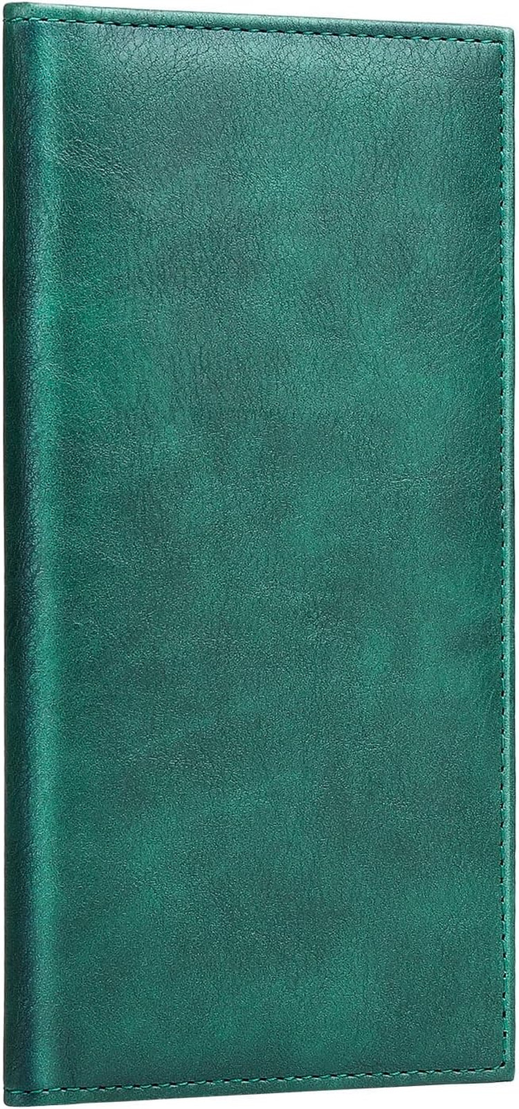 как выглядит Leather Checkbook Cover for Top Side Tear Registers Duplicate Checks with P... фото