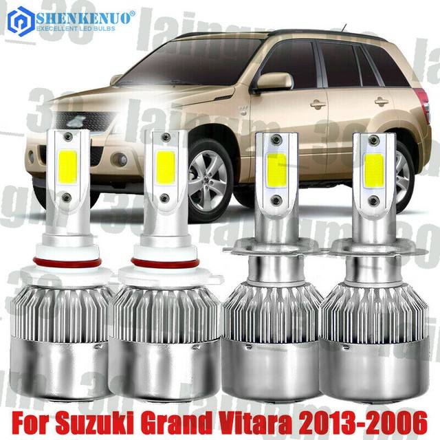 Combo H7 9005 HB3 CREE LED Headlight Bulbs Kit For Suzuki Grand Vitara