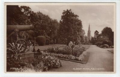 ALBERT PARK, ABINGDON: Berkshire Postkarte (C61971)