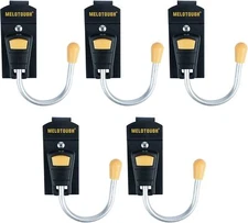 Tool Belt Hook Tool Holster Cordless Drill Holster with Metal Clip (Yellow 5pcs)