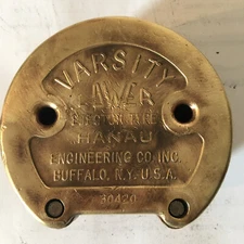 Vintage Hanau Varsity Brass Lower Denture Flask - Dental KK664