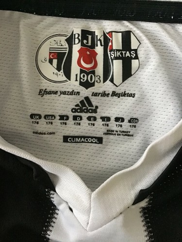MAGLIA CALCIO BESIKTAS TOYOTA ADIDAS ULKER FOOTBALL SHIRT MAILLOT BAMBINO 176 - Imagen 2 de 4