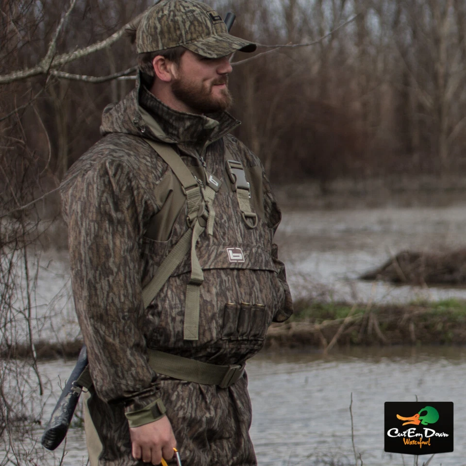 NEW BANDED GEAR WATERPROOF 1/4 QUARTER ZIP CAMO HOODED PULLOVER - B1010030 - - Image 2 of 2