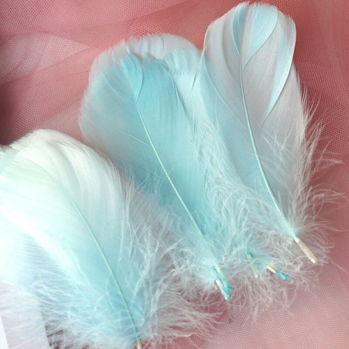 100PCS DIY Multicolour Feather Filled With Decorative Materials Crafts Feather - Picture 41 of 60