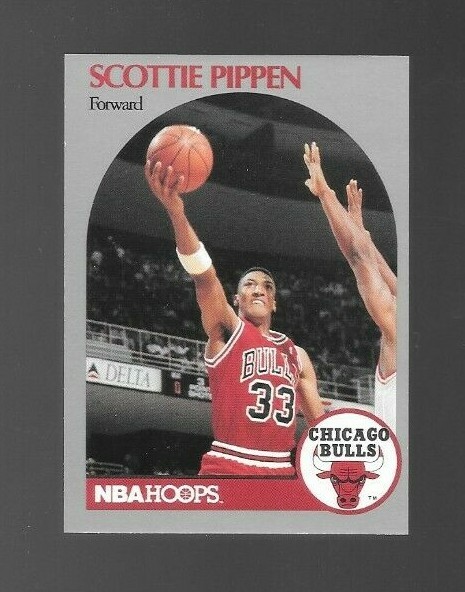 1990 91 NBA Hoops Scottie Pippen Card 69 Hall Of Fame Chicago Bulls 