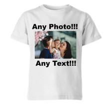 Personalised Custom Baby/Childs Tee Shirt, 7 Sizes - From 6 Months to 10 Years