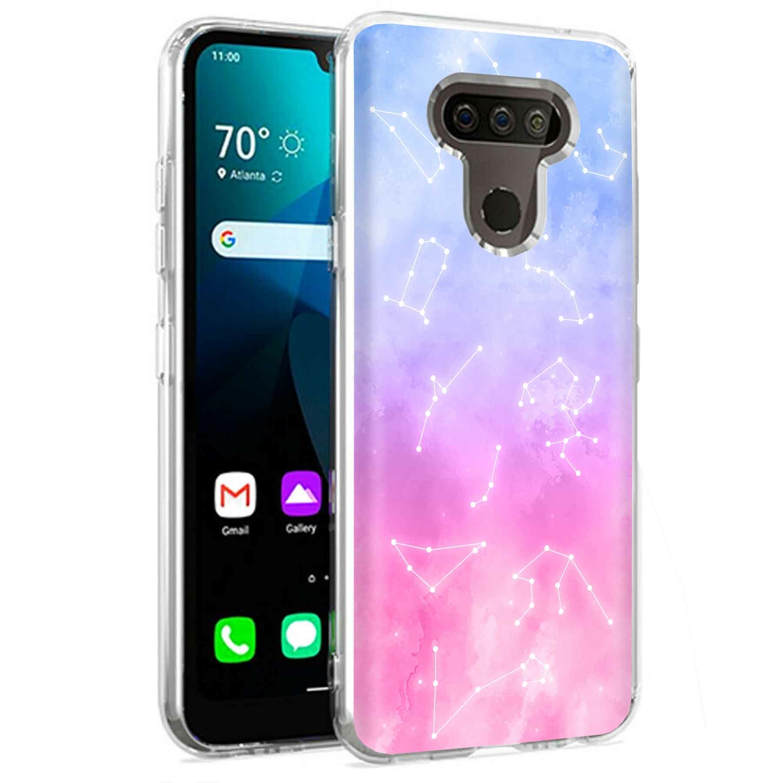 Phone Case for LG Harmony 4,Premier Pro Plus,K41, Astrology Signs 2 Print