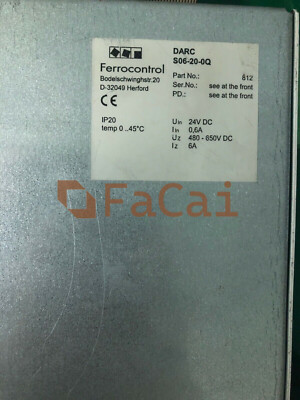 1PCS Ferrocontrol S06-20-0Q USED