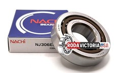 NACHI JAPAN NJ306 EG C3 Cylindrical Roller Bearing 30x72x19 Nylon Cage