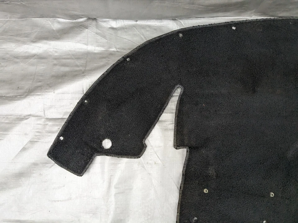 90-93 Mazda Miata OEM Negro Paquete Trasero Estante Alfombra Alfombra Cubierta NA 1990-1993 Foto 2 de 4