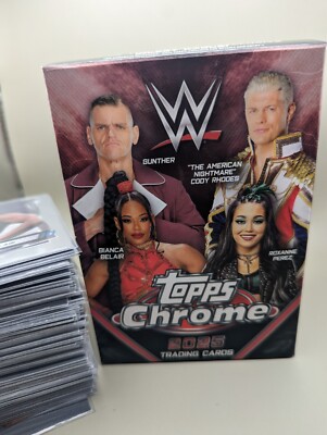 2025 Topps Chrome WWE *PAST SEASON* - Base 1-200 + Select Inserts - Buy3Get1Free