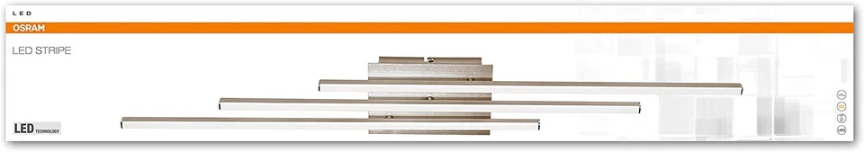 OSRAM LED Deckenleuchte Stripe Trio 600+600+600 24W warmweiß EEK:F (Spektr A-G) - Bild 4 von 4