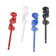 1PC Epoxy Mixing Stick Paint Stirring Rod Helix Design Paint Mixer Drill Parts