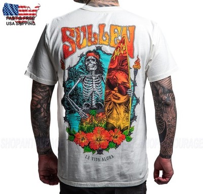 Sullen Art Collective La Vida Aloha Premium SCM8043 Short Sleeve T-shirt For Men