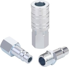 1/2   Air Hose Fittings Set, High Flow 1PC I/...