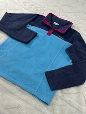 Columbia Benton Snap Fleece Jacket Womens XL Multi Color Blast