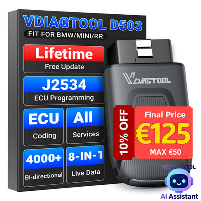 D503 OBD2-Scanner Kfz-Diagnosegerät Vollsystem-ECU-Programmierung J2534 für BMW