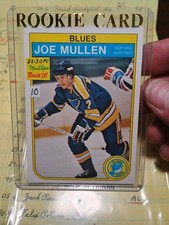 Joe Mullen 1982 OPC rookie card # 307. rookie card picture