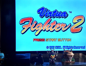 Sega Saturn Model 1 Console MK-80000 Old Skool Controller 5 Games Virtua Fighter