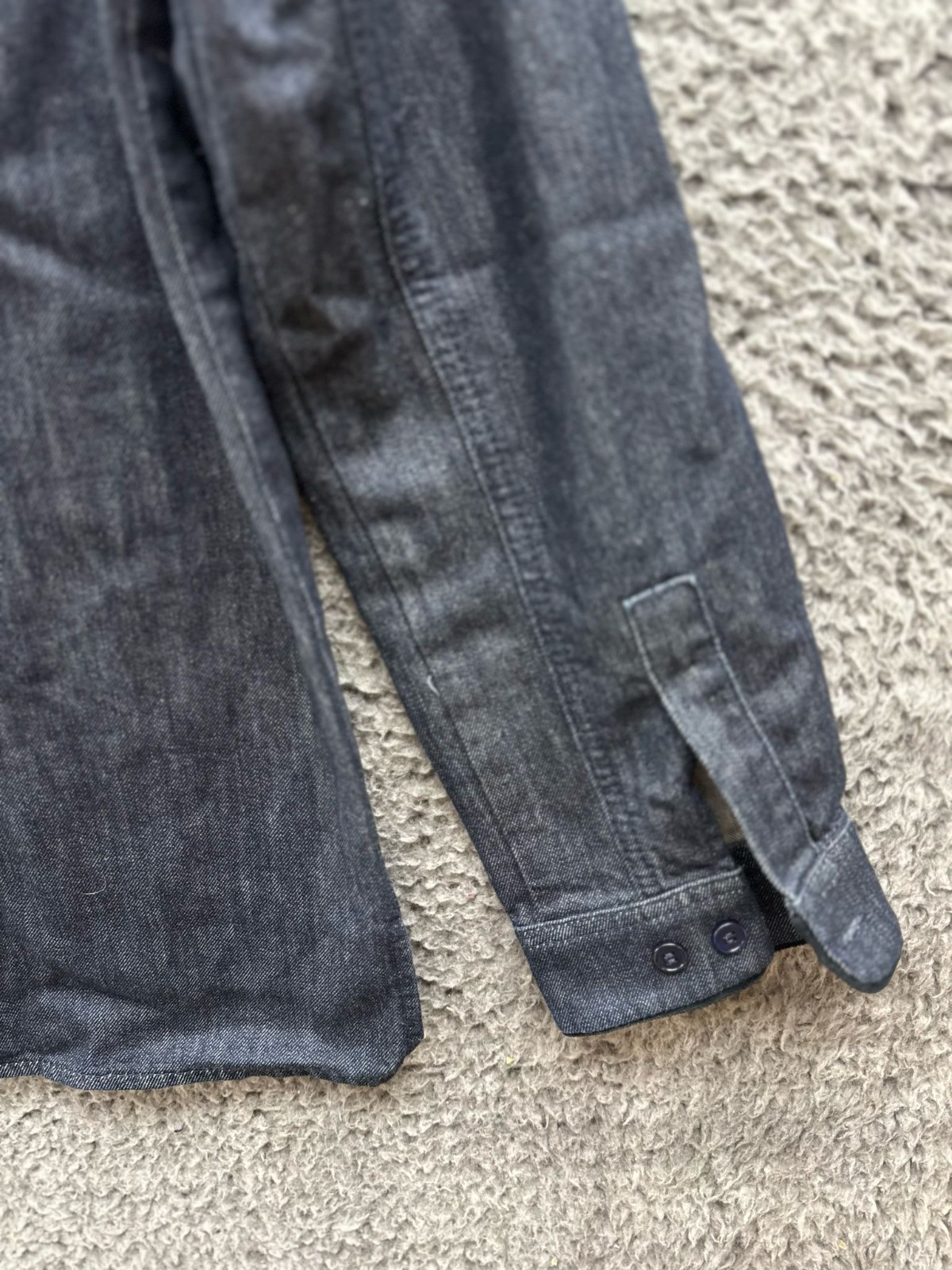 Marni  Collared Buttoned Denim Chore Jacket Dark … - image 5