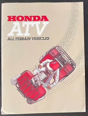 1985 Honda ATV Press Kit-3-Wheel & 4-Wheel All Terrain Vehicles-10 Photos