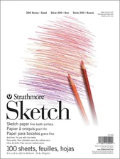 Strathmore Sketch Paper Pad 9"X12"-100 Sheets - P255091