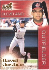 David Justice 1998 Pacific Aurora #30 Cleveland Indians