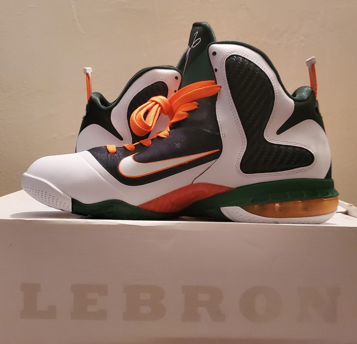 Nike LeBron 9 Miami Hurricanes Pe Release 2011 (Size 11.5) | eBay
