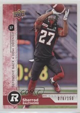 2018 Upper Deck CFL Red 76/150 Sherrod Baltimore #131 2zq