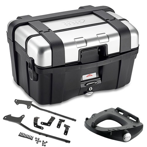 Givi Kit Koffer TRK46N 46LT + Halterungen FüR Triumph Tiger Sport 660 2024 2025-image