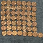 Roll Of 50 1956 RED GEM BU Licoln Cents