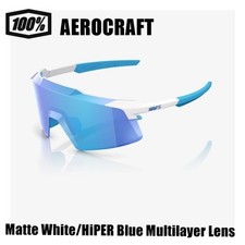 100% AEROCRAFT Sunglasses Matte White / HiPER...