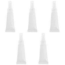  5 Pcs Cosmetics Packaging DIY Beauty Containers Lightweight Lip Balm Tubes