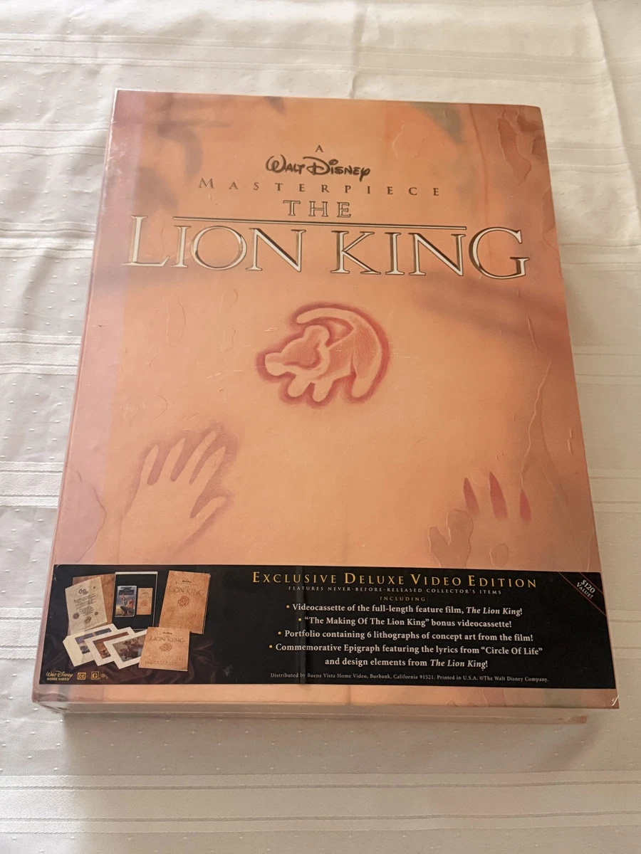 (未使用･未開封品)Lion King [VHS] Preços baixos em Fitas VHS de O Rei Leão | eBay
