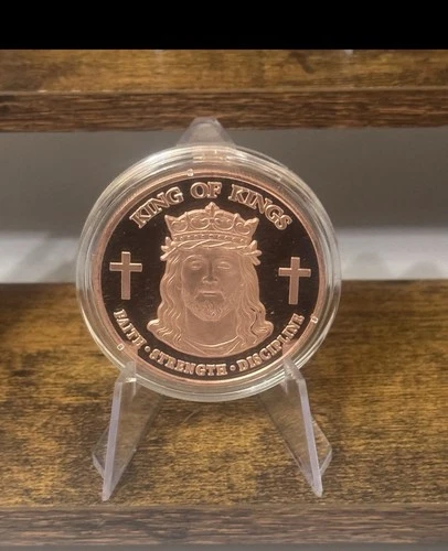 1 oz . 999 Fine Copper Round King Corona Stay Crowned KC Coin