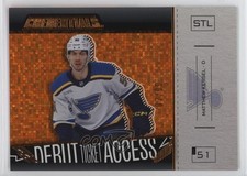 2023 Credentials Debut Ticket Access Horizontal Orange 7/99 Matthew Kessel nv3